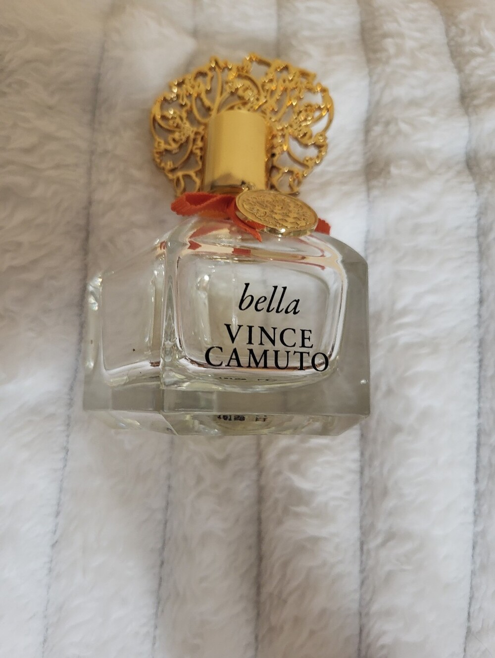 Bella Vince Camuto Gold Accent Perfume Bottle - Clear Glass